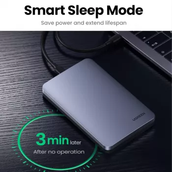 UGREEN CM300 2,5-Zoll-USB-Typ-C-Festplattengehäuse - Silber