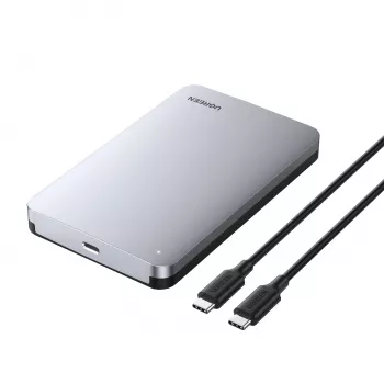 UGREEN CM300 2,5-Zoll-USB-Typ-C-Festplattengehäuse - Silber