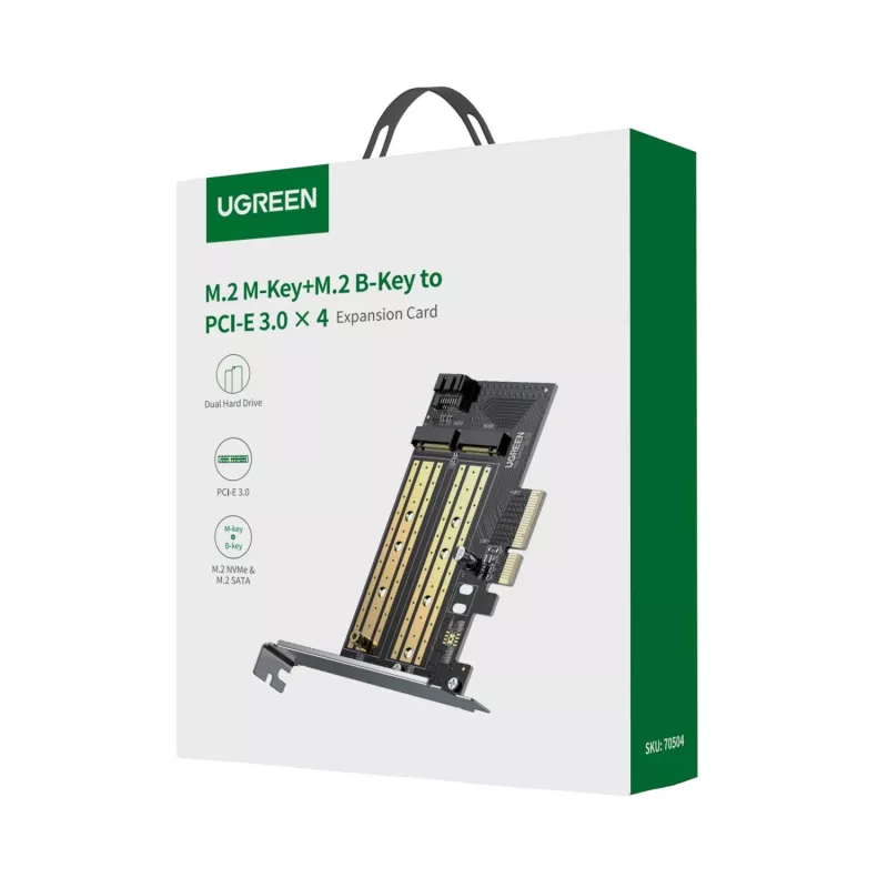 UGREEN CM302 M.2 NVMe auf PCIe 3.0 x4 Adapterkarte