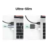 UGREEN CM383-80864 USB-A auf 3,5-mm-Audioanschluss Externer Sound-Adapter - Silber
