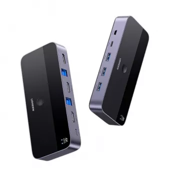 UGREEN CM664 KVM Switch HDMI 2x1 4K@60Hz Schwarz