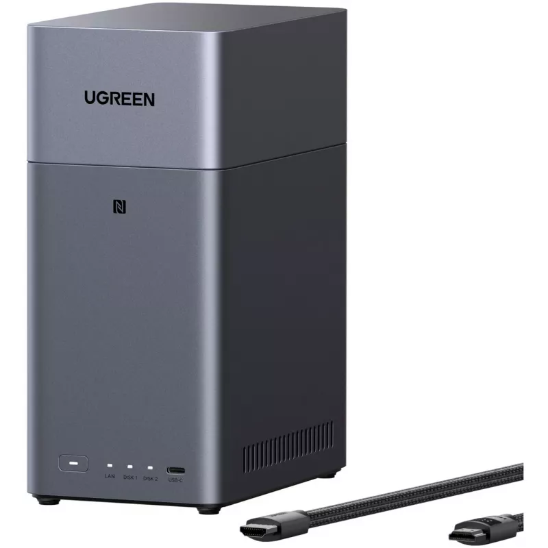 UGREEN DH2300 + 2x 6 TB Seagate IronWolf HDD Bundle (Black)