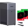 UGREEN DH2300 + 2x 6 TB Seagate IronWolf HDD Bundle (Black)