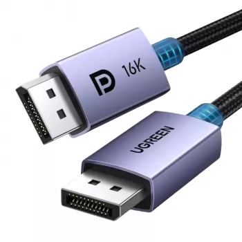 UGREEN DisplayPort 2.1 Stecker-Stecker 16K geflochtenes Kabel 3M