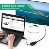UGREEN DisplayPort-Stecker auf VGA-Buchse Konverter, aktiver Adapter, Full HD 1080p, vergoldet, Schwarz
