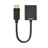 UGREEN DisplayPort-Stecker auf VGA-Buchse Konverter, aktiver Adapter, Full HD 1080p, vergoldet, Schwarz