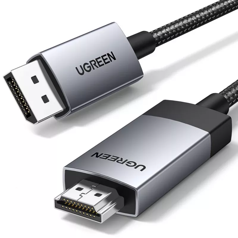 UGREEN DP119 DisplayPort-auf-HDMI-Kabel 2m 4K 60Hz Grau