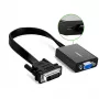 UGREEN DVI-D 24+1 auf VGA aktiver Video-Adapter (Stecker auf Buchse) – Schwarz