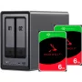 UGREEN DXP2800+ 2x Seagate IronWolf HDD Bundle - 2-Bay NAS mit Intel Celeron N5105, 8GB DDR4, 2x 2,5GbE, inkl. 2x 4TB HDDs