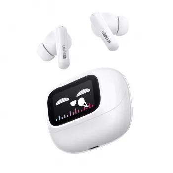 UGREEN EchoBuds Magic Kabellose In-Ear-Kopfhörer mit aktiver Geräuschunterdrückung, Bluetooth 5.2, IPX5 Wasserschutz – Weiß