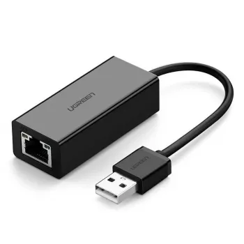 Ugreen Externe Netzwerkkarte RJ45 - USB 2.0 100 Mbps Ethernet Schwarz (CR110 20254)