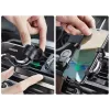 UGREEN Gravity Auto Telefonhalter Halterung für Armaturenbrett Windschutzscheibe, Universelle Smartphone-Halterung mit Starker Saugnapf, 360° Drehung, Teleskoparm, Ein-Knopf-Entriegelung, Schwarz