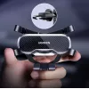 UGREEN Gravity Auto Telefonhalter Halterung für Armaturenbrett Windschutzscheibe, Universelle Smartphone-Halterung mit Starker Saugnapf, 360° Drehung, Teleskoparm, Ein-Knopf-Entriegelung, Schwarz
