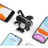 UGREEN Gravity Auto Telefonhalter Halterung für Armaturenbrett Windschutzscheibe, Universelle Smartphone-Halterung mit Starker Saugnapf, 360° Drehung, Teleskoparm, Ein-Knopf-Entriegelung, Schwarz