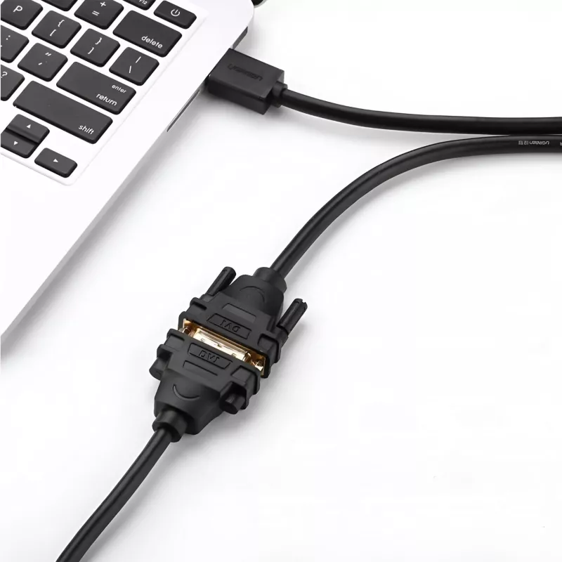 UGREEN HD106 HDMI-zu-DVI-Kabel, 2m, Schwarz, 1080p, vergoldet, dreifach abgeschirmt