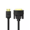 UGREEN HD106 HDMI-zu-DVI-Kabel, 2m, Schwarz, 1080p, vergoldet, dreifach abgeschirmt