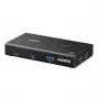 UGREEN HDMI 2.0 KVM Switch 2-In-1 Out, 2 Computer 1 Monitor, 4K@60Hz, 3-Port USB 2.0 Hub, Push Button & Hotkey Switching, Aluminiumlegierung, HDCP 2.2, HDR10