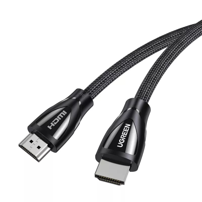 UGREEN HDMI 2.1 Stecker-zu-Stecker Kabel 1M (8K@60Hz | 4K@120Hz) - Schwarz
