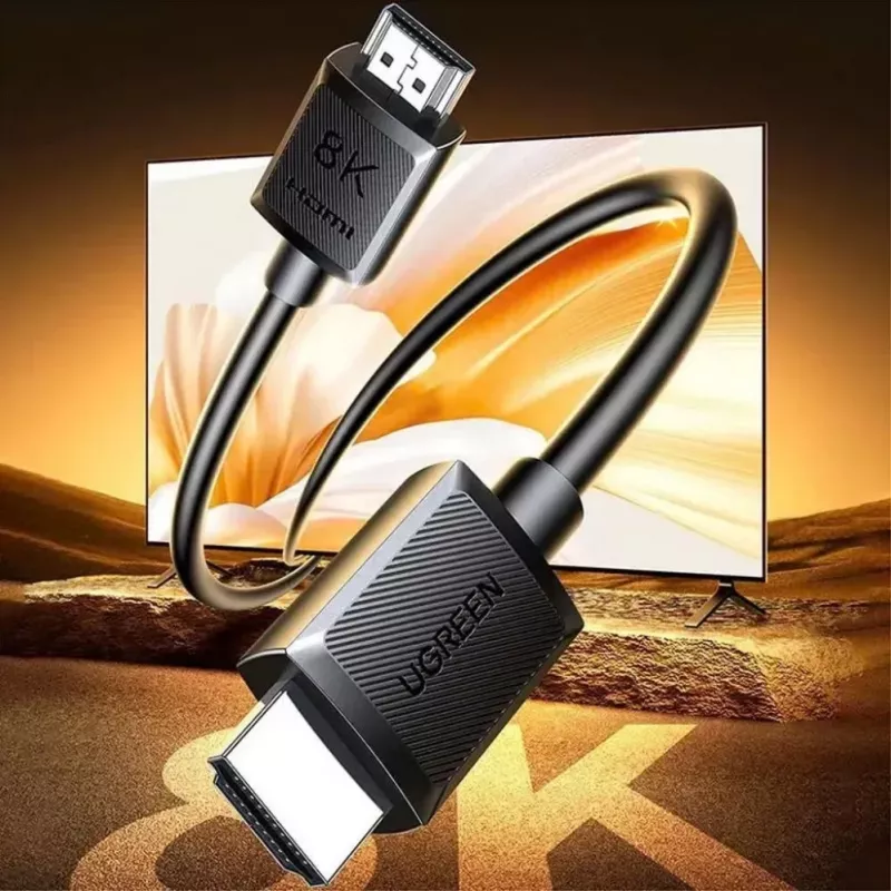 UGREEN HDMI 8K Kabel, Stecker auf Stecker, 2m, Schwarz