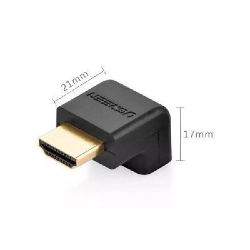 UGREEN HDMI-Winkeladapter 90 Grad unten 4K 60Hz HD112 Schwarz