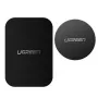 UGREEN LP123 60410 Magnetische Handyhalter-Metallplatten - Rund & Rechteckig, Schwarz (2 Stück)
