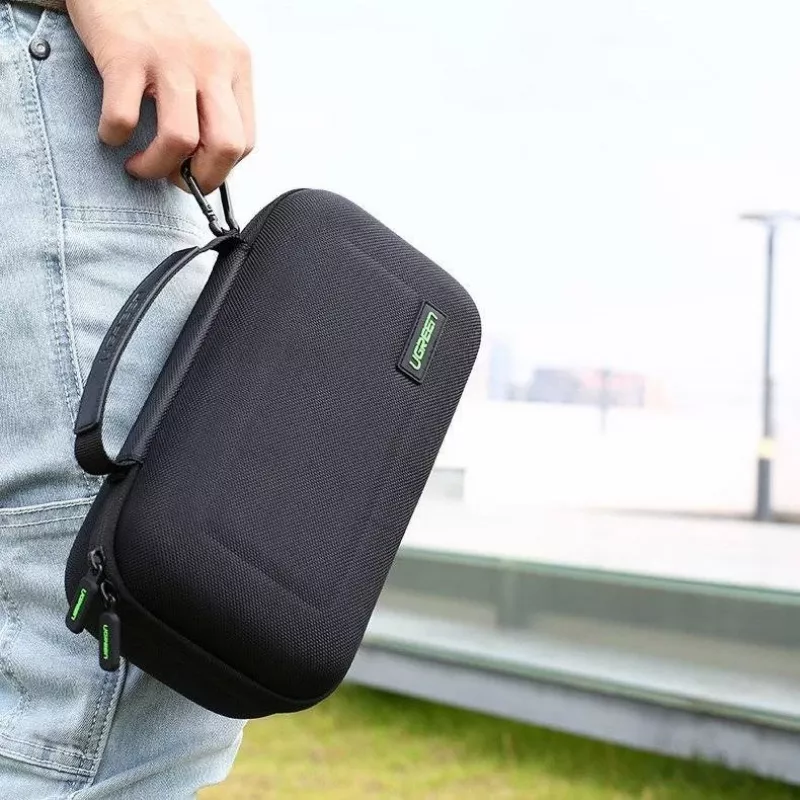 UGREEN LP145 Schutzhülle für Nintendo Switch, EVA-Hartschale, Oxford Schwarz