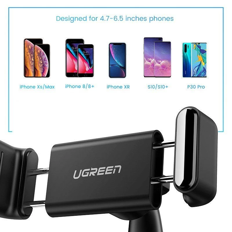 UGREEN LP189 60796 Handyhalterung fürs Auto mit Armaturenbrett-Clip - Schwarz