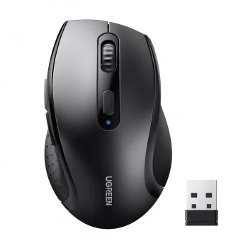 UGREEN M511 Ergonomische 2,4-GHz-Funkmaus - Schwarz