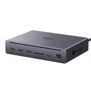 UGREEN Maxidok 10-in-1 Thunderbolt 5 Docking Station mit 8K Triple Display und 140W Power Delivery