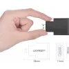 UGREEN Micro HDMI Stecker auf HDMI Buchse Adapter – 4K@60Hz, vergoldet, Schwarz