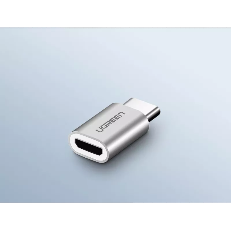 UGREEN Micro USB auf USB-C Adapter Schwarz (30391)