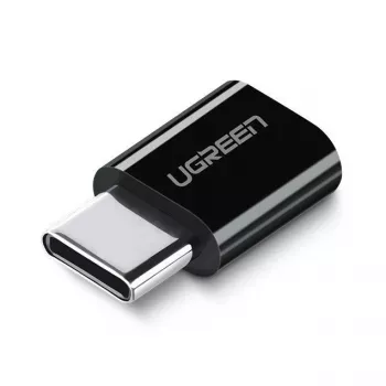 UGREEN Micro USB auf USB-C Adapter Schwarz (30391)