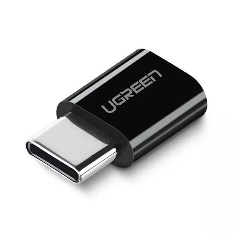 UGREEN Micro USB auf USB-C Adapter Schwarz (30391)