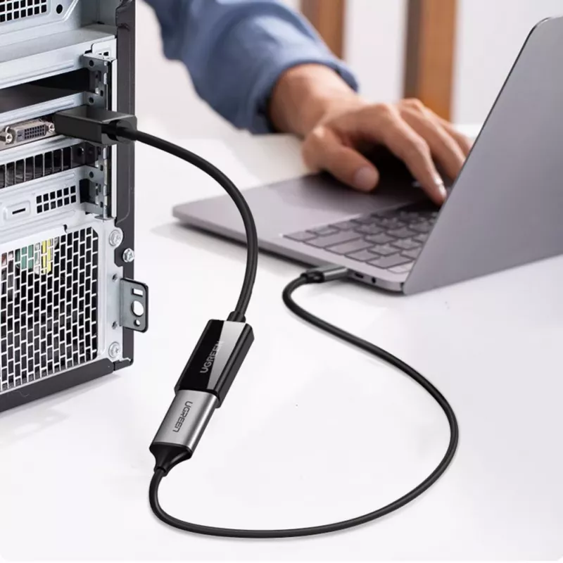 UGREEN MM137 DisplayPort-auf-HDMI-Adapter 4K/1080p Schwarz