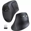 UGREEN Multi-Mode Vertikale Maus Bluetooth und 2.4G Wireless – Schwarz