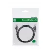 UGREEN NW102 Cat6 Flaches Ethernet-Netzwerkkabel 8m - Schwarz
