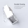 UGREEN NW111 RJ45 Cat6 Ethernet Netzwerkstecker 100er Pack - Silber/Transparent