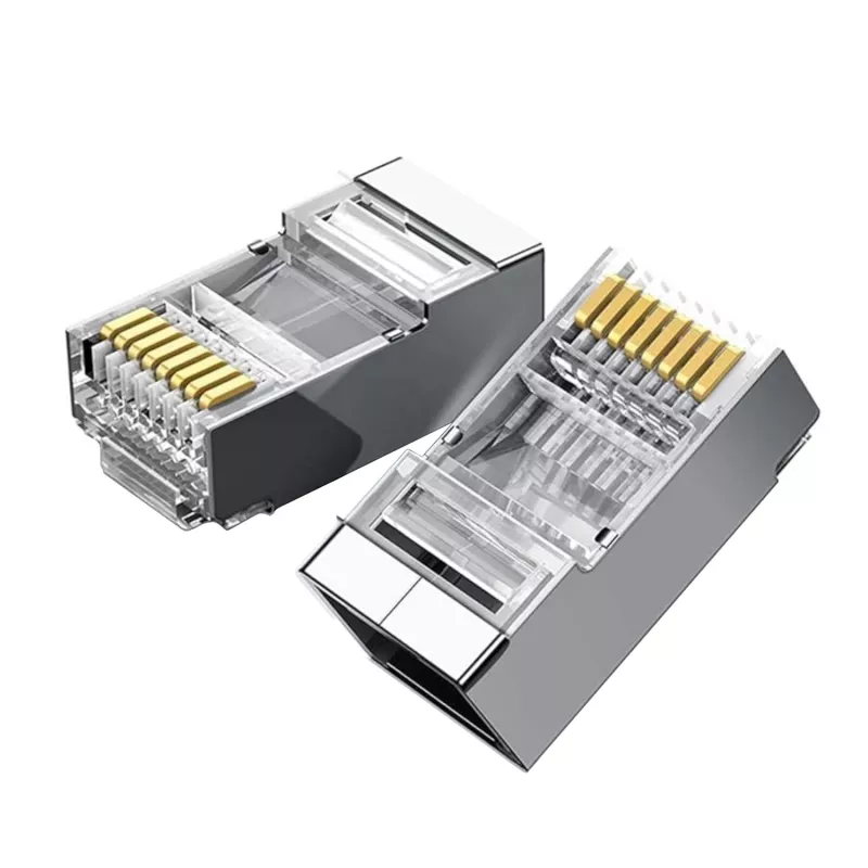 UGREEN NW111 RJ45 Cat6 Ethernet Netzwerkstecker 100er Pack - Silber/Transparent