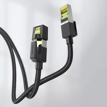 UGREEN NW150 Cat 7 Ethernet-Kabel 1m - Schwarz