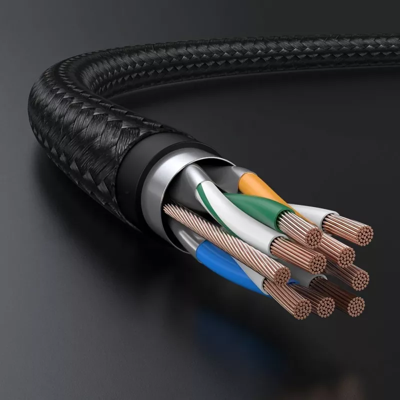 UGREEN NW150 Cat 7 Ethernet-Kabel 1m - Schwarz