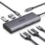 UGREEN Revodok Pro 206 USB-C 6-in-1 Hub mit 4K HDMI, 100W PD, Gigabit Ethernet, USB 3.0