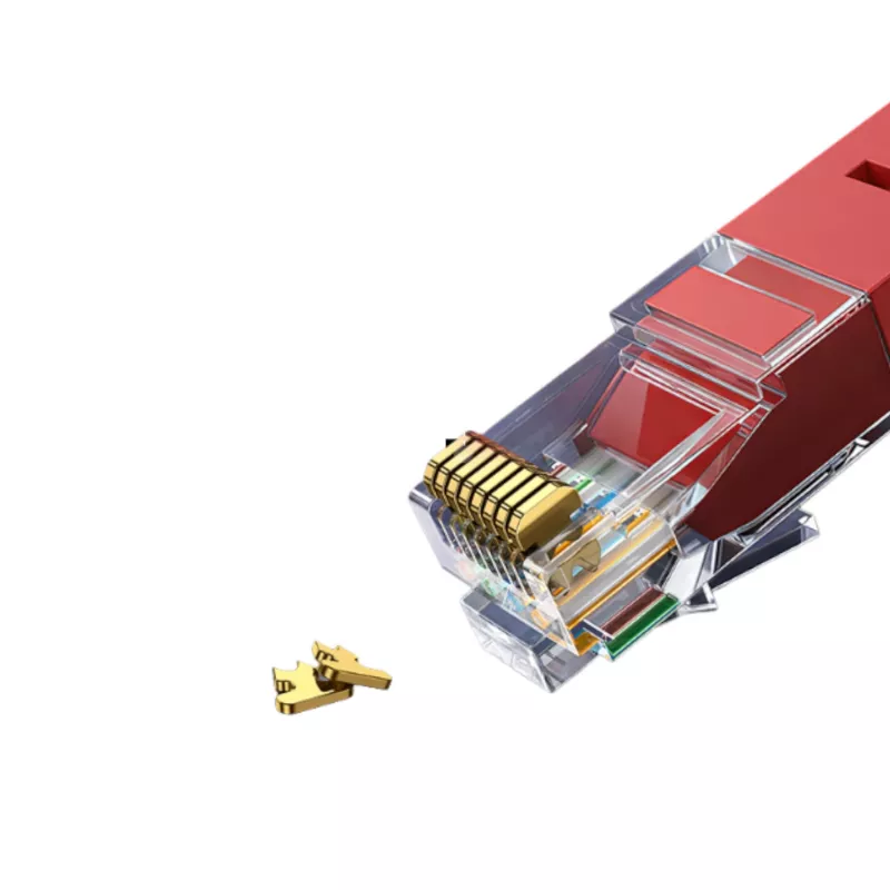 UGREEN RJ45 CAT6 Ethernet 0,5m LAN-Netzwerkkabel - Rot (1Gbps, 250MHz)
