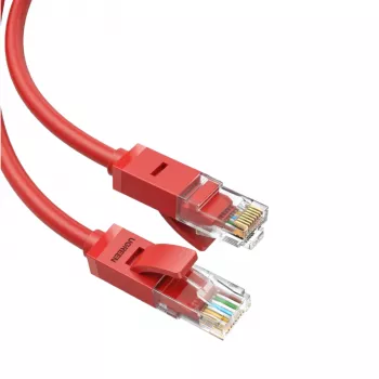 UGREEN RJ45 CAT6 Ethernet 0,5m LAN-Netzwerkkabel - Rot (1Gbps, 250MHz)