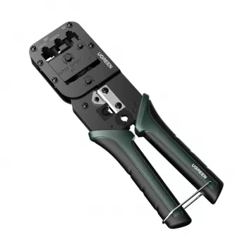 UGREEN RJ45 Netzwerk-Crimpzange Pass-Through Crimper Cutter Stripper für RJ45 RJ12 RJ11 Cat5 Cat5e Cat6 Cat6a Cat7 Cat8