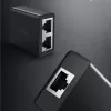 UGREEN RJ45 Splitter Adapter 2er-Pack (Schwarz) - Ethernet-Netzwerk-Splitter, 1x RJ45 Stecker auf 2x RJ45 Buchse, 100Mbps, Cat5/Cat5e/Cat6 kompatibel, passiv, Plug & Play