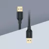 UGREEN US128 USB 3.0 A-Stecker auf A-Stecker Kabel 2m Schwarz