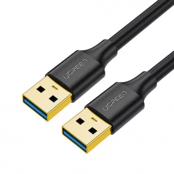 UGREEN US128 USB 3.0 A-Stecker auf A-Stecker Kabel 2m Schwarz
