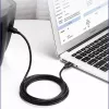 UGREEN US135 USB 2.0 A-B Kabel, vergoldet, 2m, Schwarz
