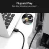 UGREEN US210 USB 3.0 A auf B Kabel, 2m, Schwarz