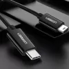 UGREEN US242 USB-C auf Mini USB Kabel 1m Schwarz
